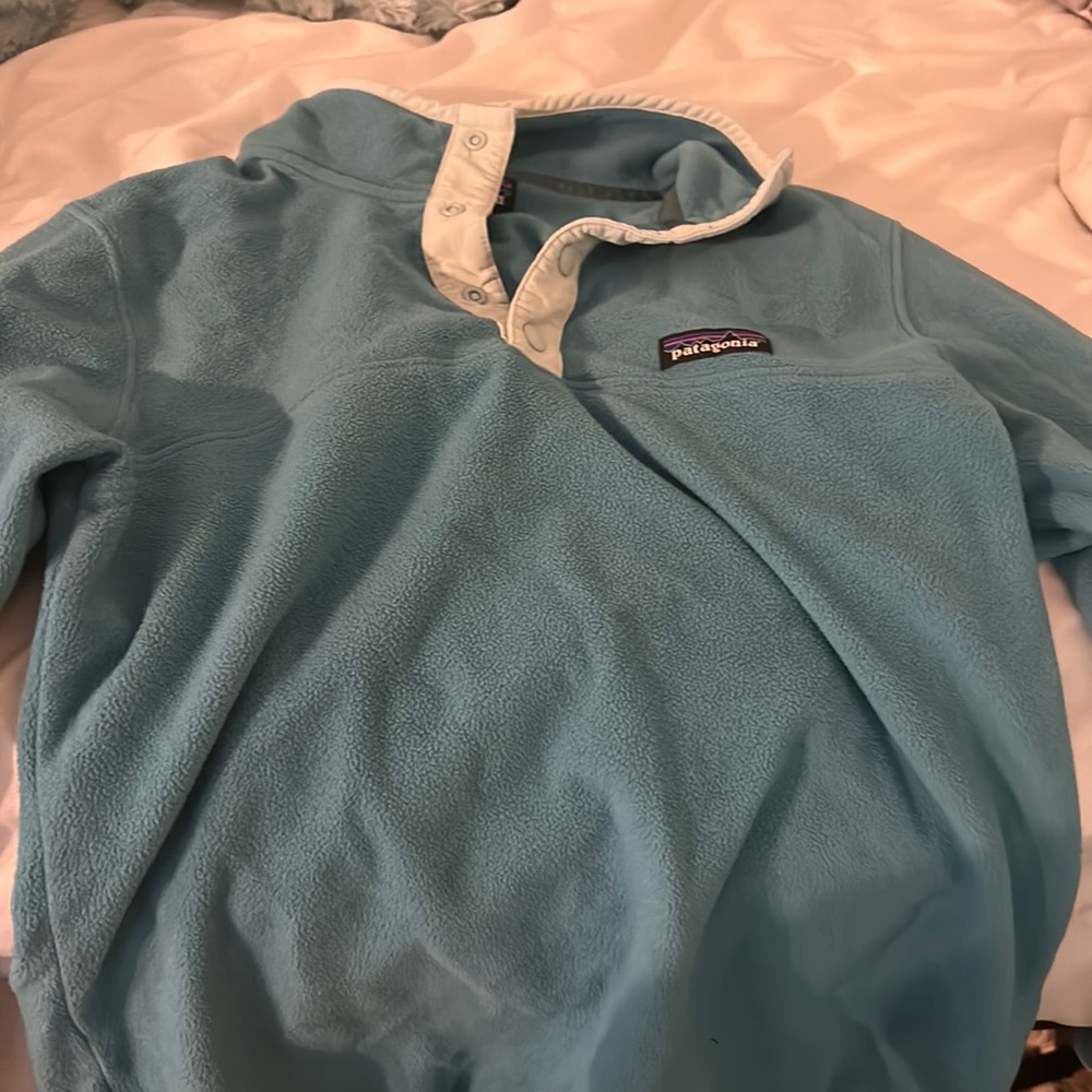 patagonia quarter button sweater